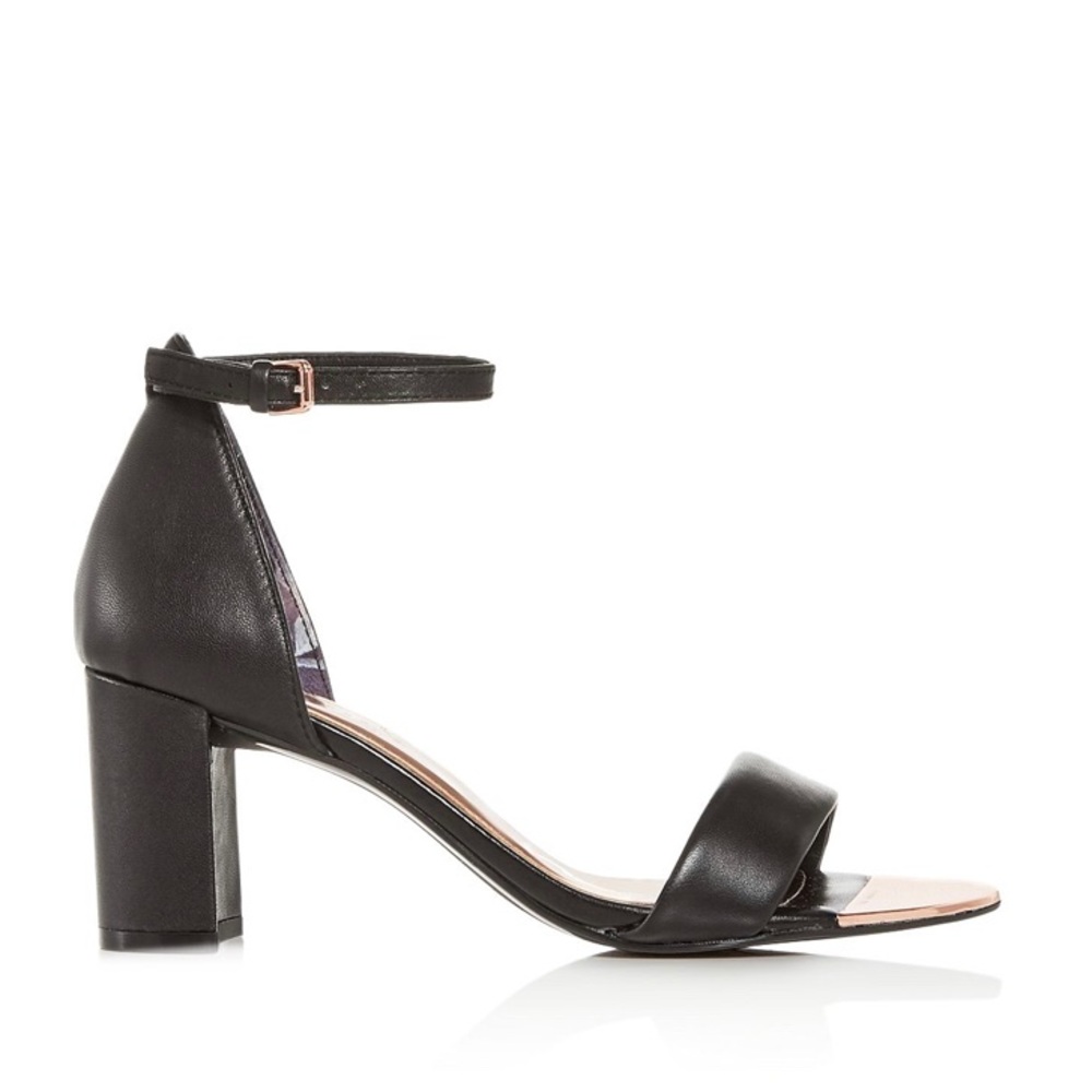 Ted Baker Shea Sandals with Metal Toe Plate Sz 11
